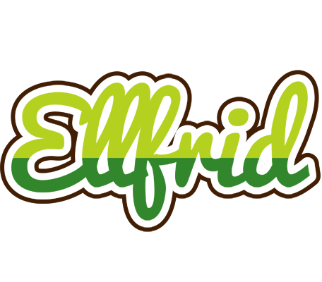 Ellfrid golfing logo