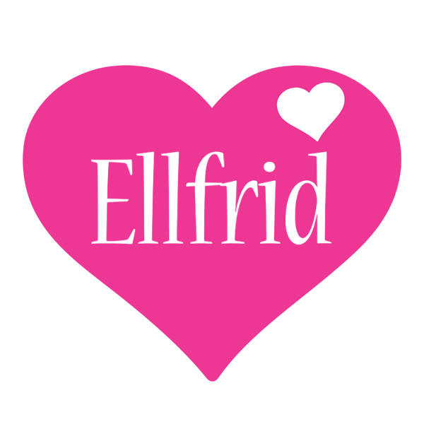 Ellfrid love-heart logo