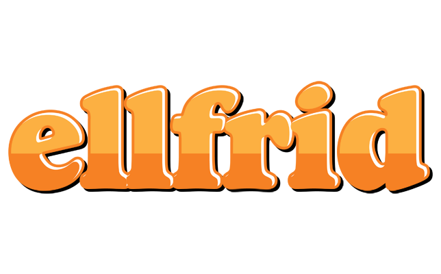 Ellfrid orange logo