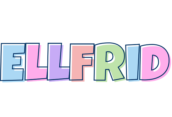 Ellfrid pastel logo