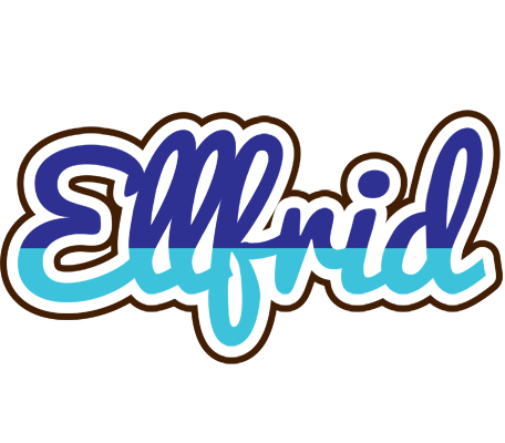 Ellfrid raining logo