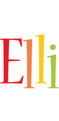 Elli birthday logo