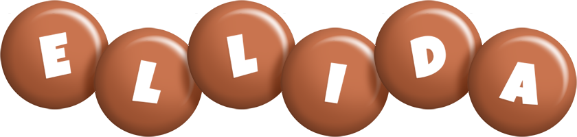 Ellida candy-brown logo