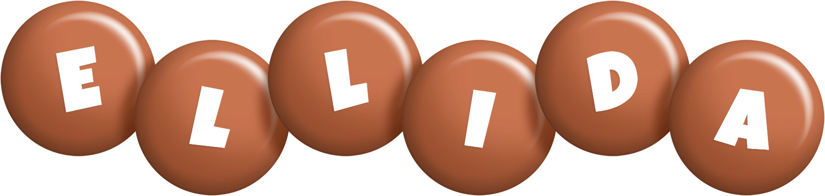 Ellida candy-brown logo