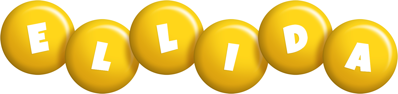 Ellida candy-yellow logo