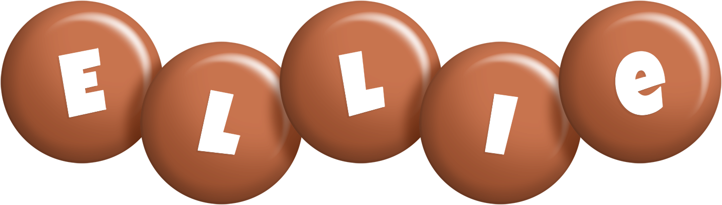 Ellie candy-brown logo