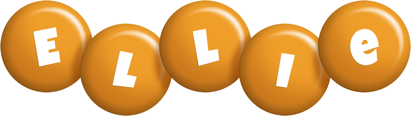 Ellie candy-orange logo
