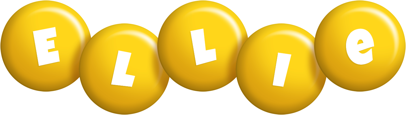 Ellie candy-yellow logo