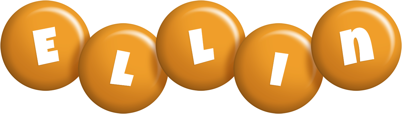 Ellin candy-orange logo
