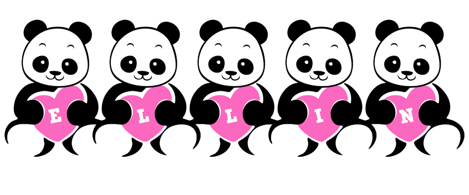 Ellin love-panda logo