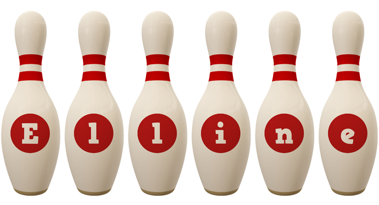 Elline bowling-pin logo