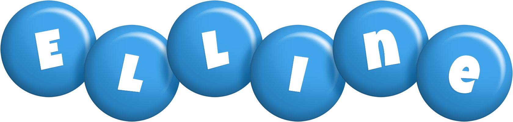 Elline candy-blue logo