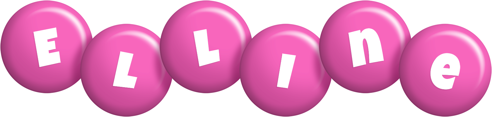 Elline candy-pink logo