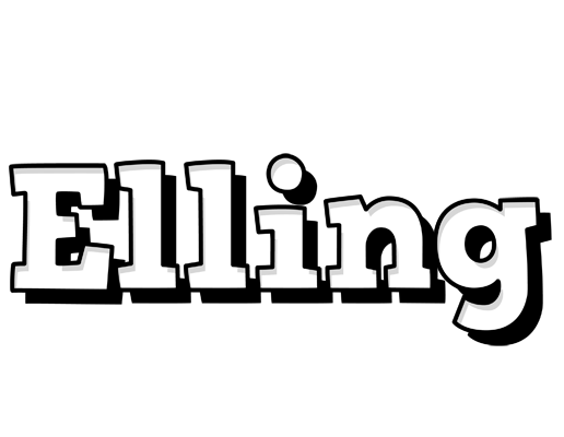 Elling snowing logo