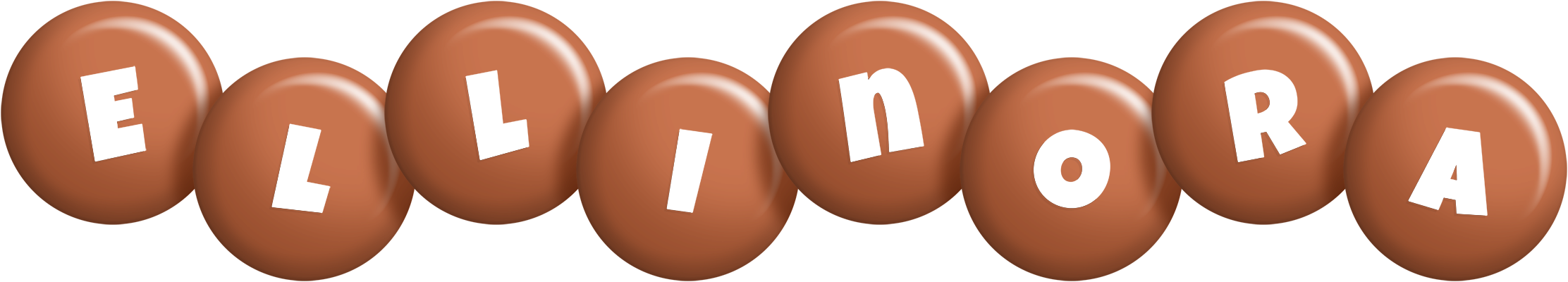 Ellinora candy-brown logo