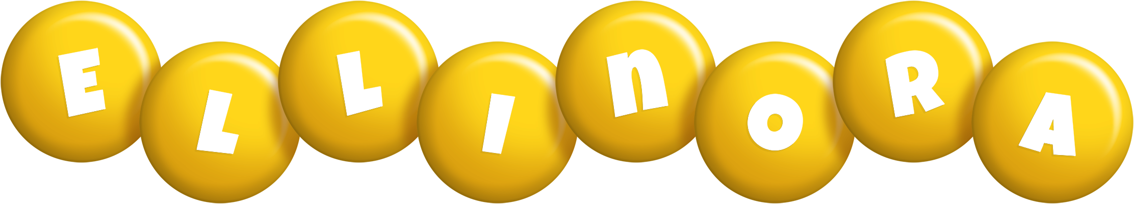 Ellinora candy-yellow logo