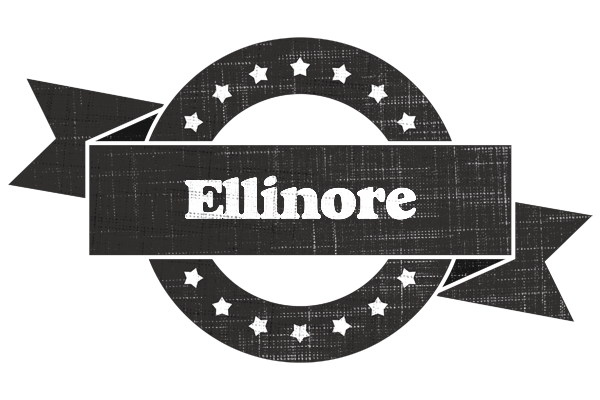 Ellinore grunge logo