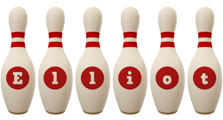 Elliot bowling-pin logo