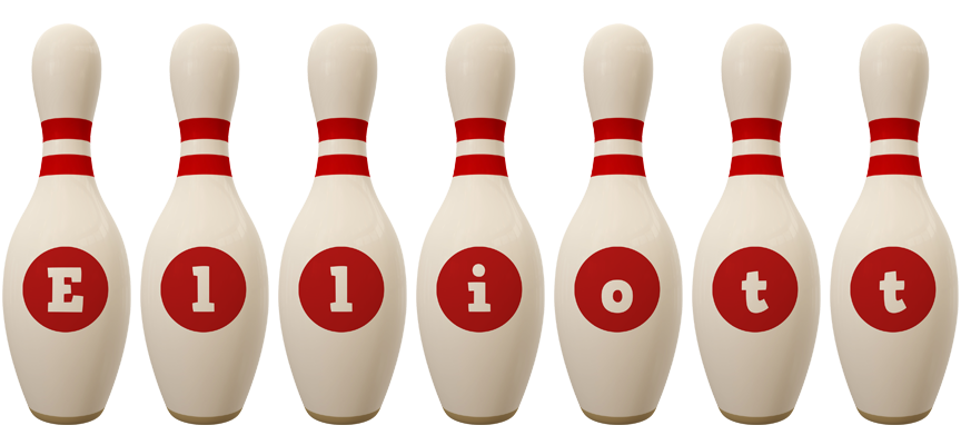 Elliott bowling-pin logo