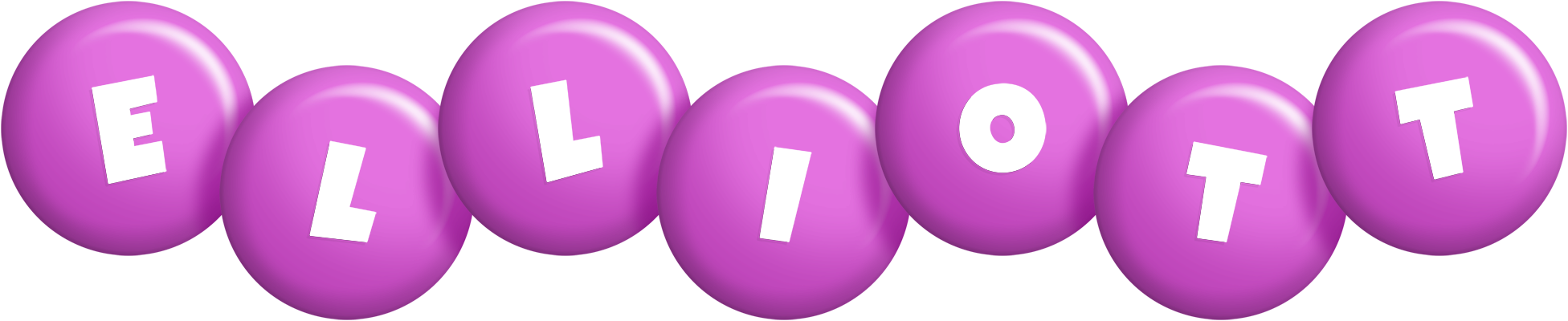 Elliott candy-purple logo