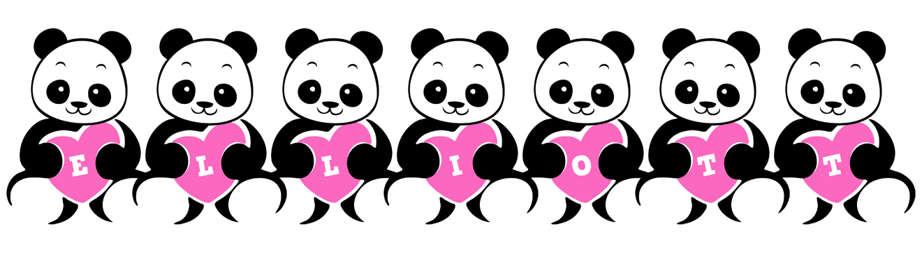 Elliott love-panda logo