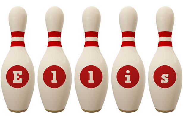 Ellis bowling-pin logo
