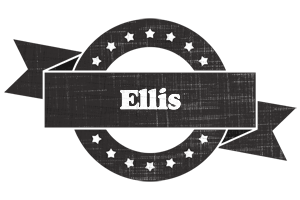 Ellis grunge logo