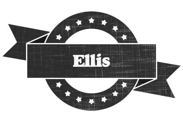 Ellis grunge logo