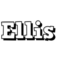 Ellis snowing logo