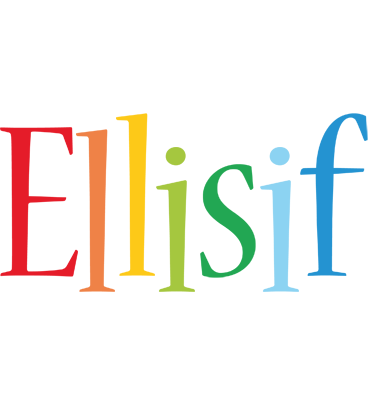 Ellisif birthday logo