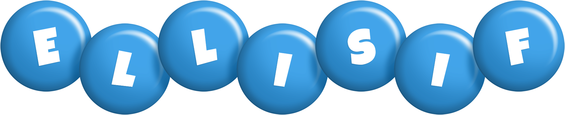 Ellisif candy-blue logo