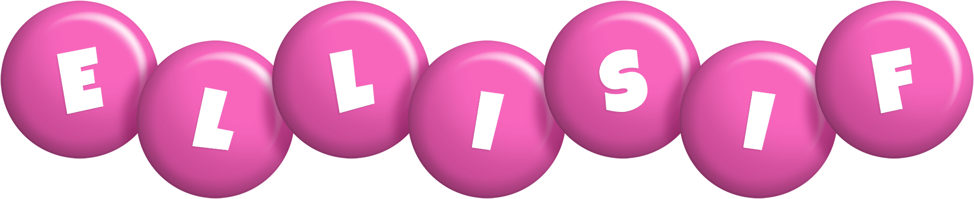 Ellisif candy-pink logo