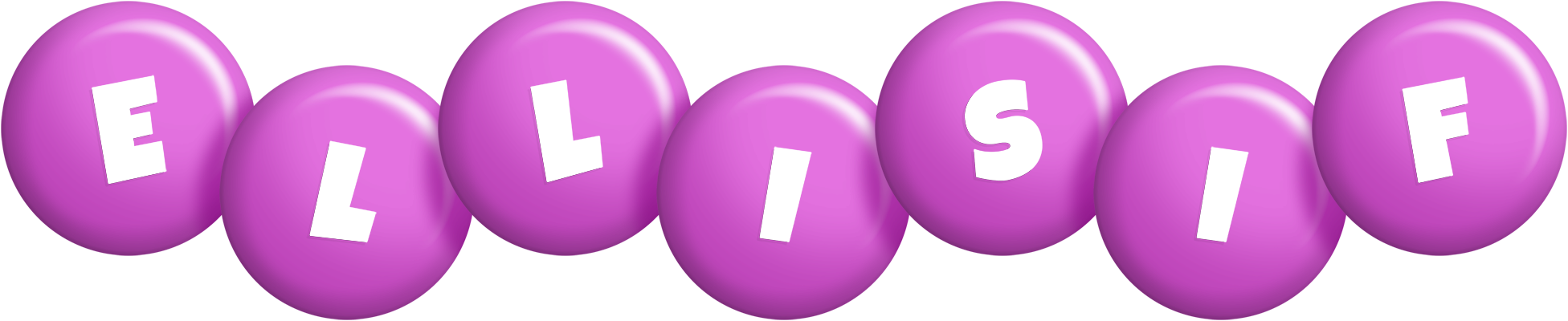 Ellisif candy-purple logo