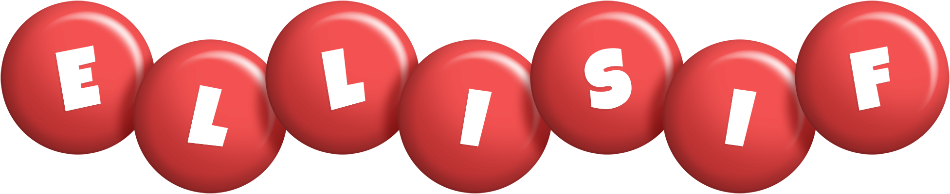 Ellisif candy-red logo