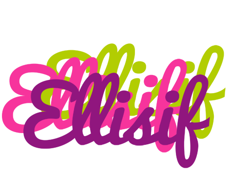 Ellisif flowers logo