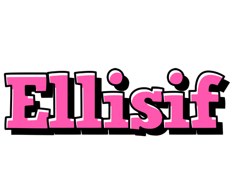 Ellisif girlish logo