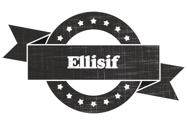 Ellisif grunge logo