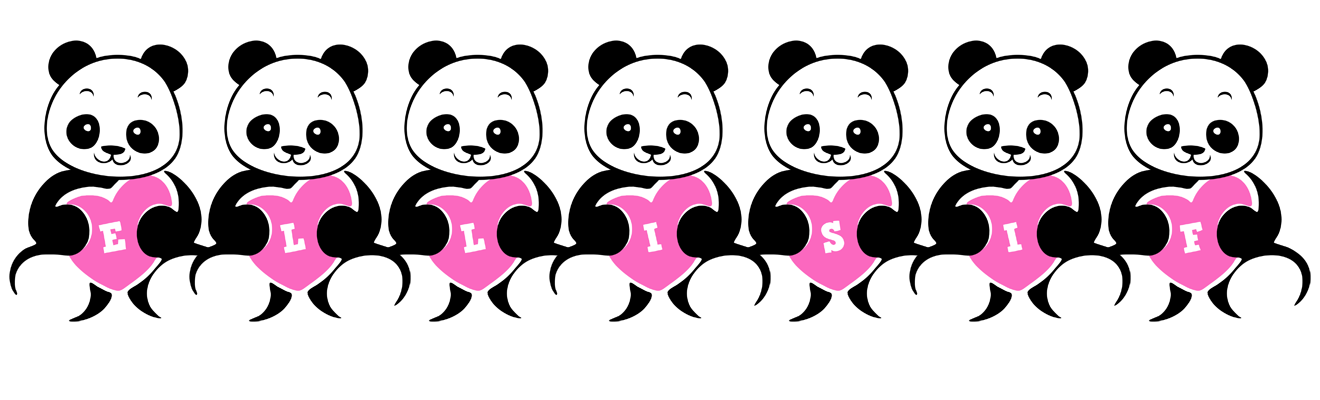 Ellisif love-panda logo
