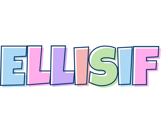 Ellisif pastel logo