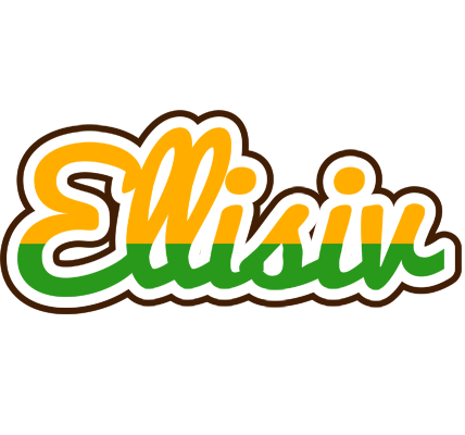 Ellisiv banana logo