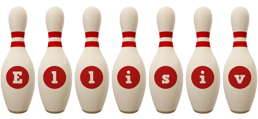 Ellisiv bowling-pin logo