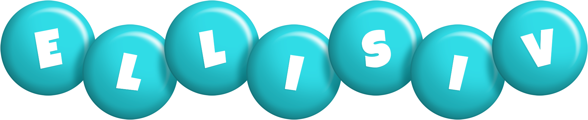 Ellisiv candy-azur logo