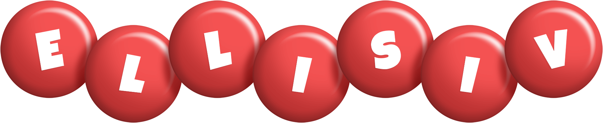 Ellisiv candy-red logo