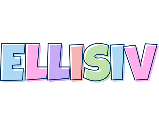 Ellisiv pastel logo