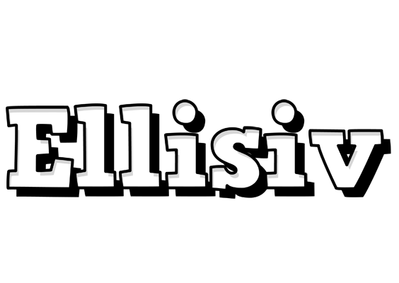 Ellisiv snowing logo