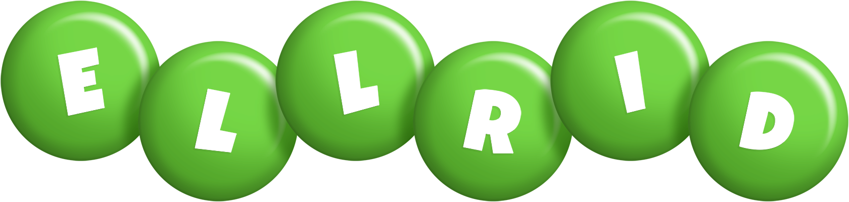 Ellrid candy-green logo