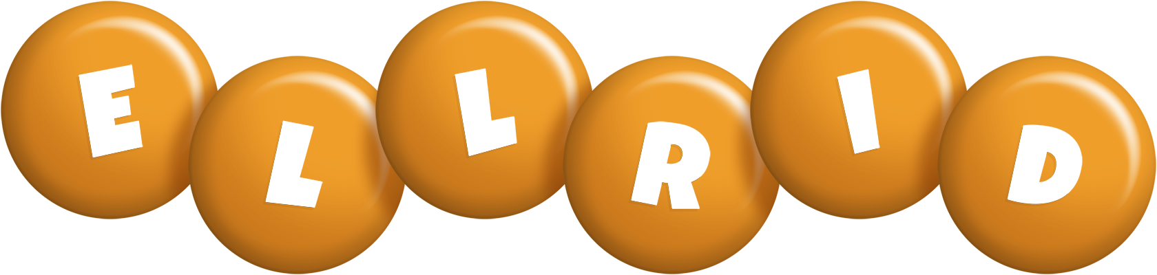 Ellrid candy-orange logo