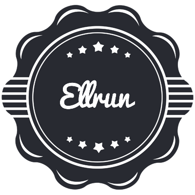 Ellrun badge logo
