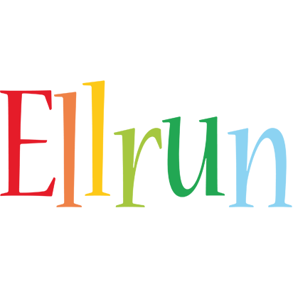 Ellrun birthday logo