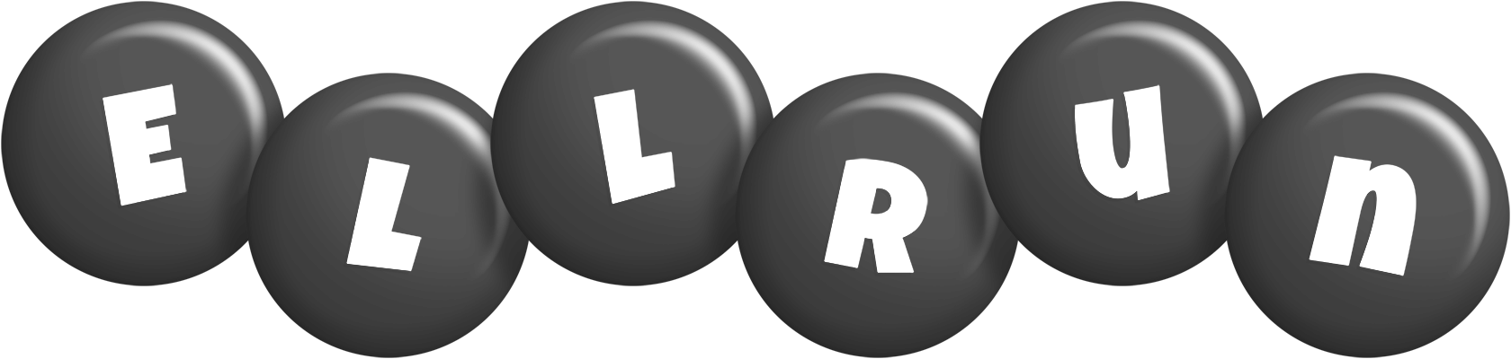Ellrun candy-black logo